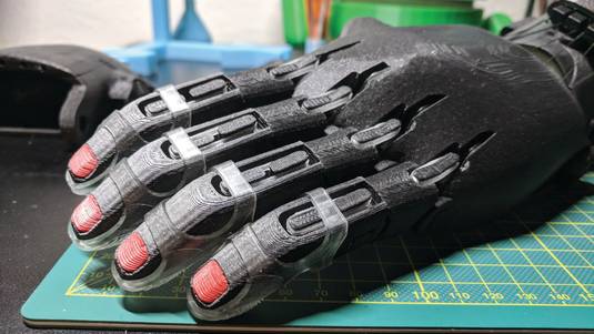 Designing & 3D Printing Fingernails for E-NABLE
